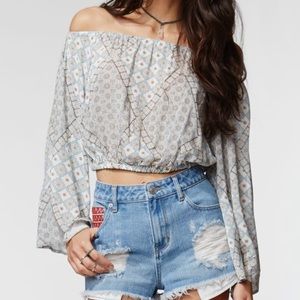 Pacsun Kendall&Kylie Off-The-Shoulder Top